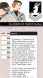 Mobile Screenshot of housefraserarchive.ac.uk